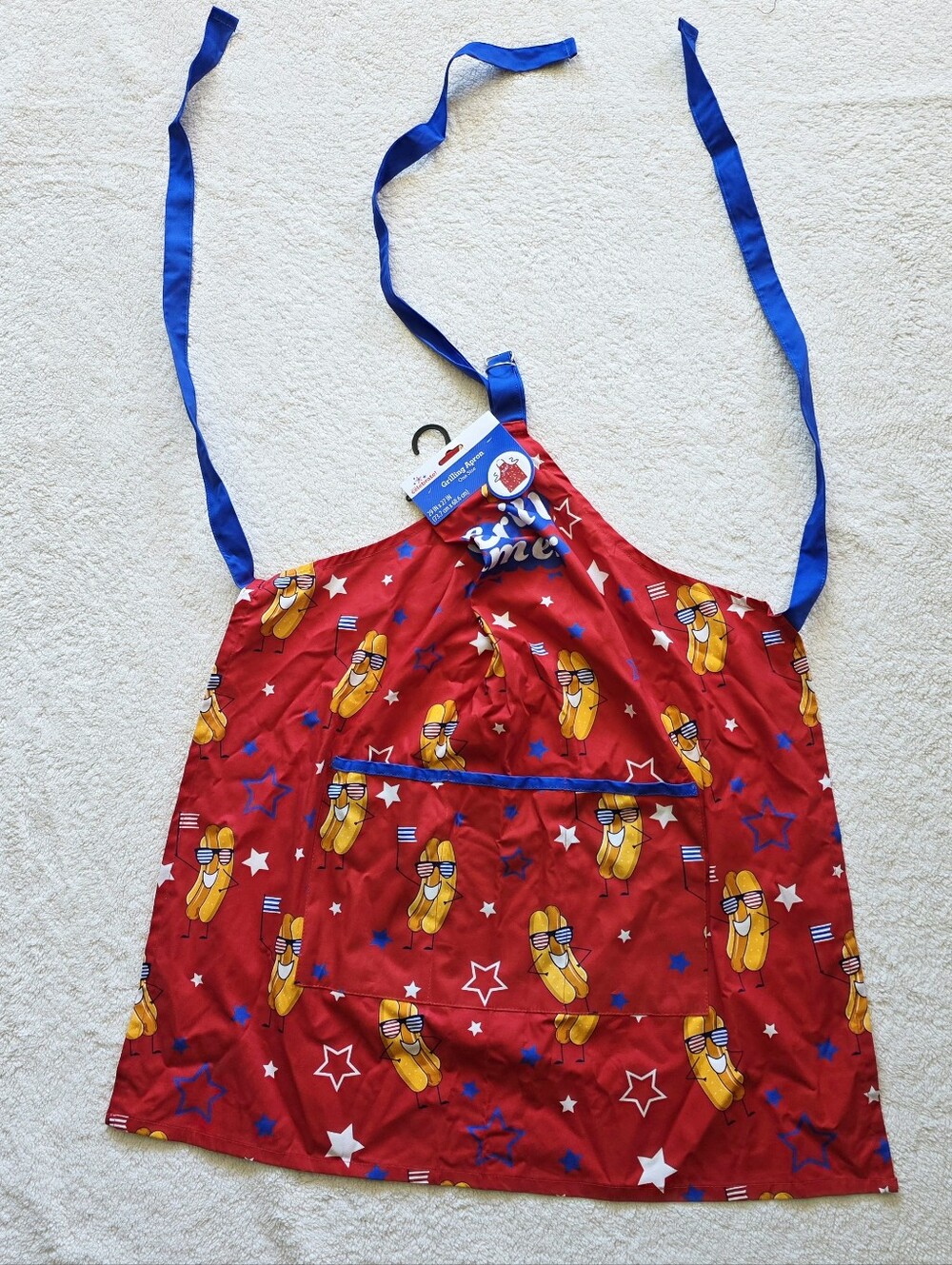 New Way to Celebrate 2026 Patriotic Grilling Apron for Adults Hot Grill Summer